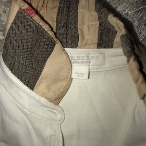 Burberry girls polo